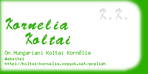kornelia koltai business card